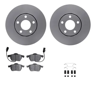 R1 Concepts WDUH1-73118 Carbon Series Brake Rotors W/ 5000 Oep Brake Pads & Hdw